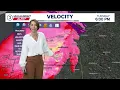 Cleveland area Weather Impact Alert forecast Strong storms heavy rain continue Tuesday night