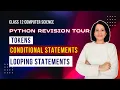 PYTHON REVISION TOUR Class 12 Computer Science ENGLISH