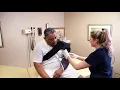 SMI Shoulder Wrap Nurse Application