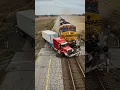 Download Lagu 🚨 Extreme Train Crash! Truck Trapped on Tracks Gets Smashed! 💥🚂 #TrainCrash #TrainAccident #truck