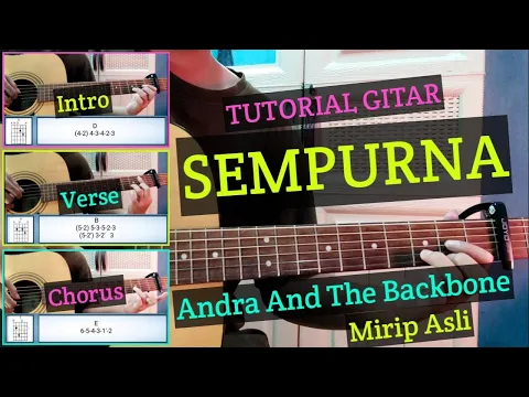 Download MP3 (Tutorial Gitar) ANDRA \u0026 THE BACKBONE - Sempurna | Lengkap Dan Mudah Versi Asli