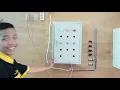 Three floor lift with PLC Omron