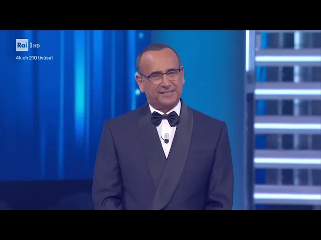 Sanremo 2026 - L'ingresso di Laura Pausini