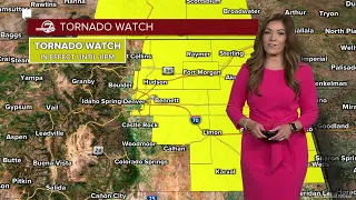 Colorado weather blog Tornado watch issued for at least 13 Eastern Plains counties through 11 p m