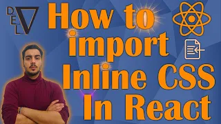 How to import Inline CSS in React JS Developing React Js for beginners React JS CSS