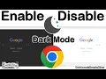 How to Enable or Disable Dark Mode on Chrome in just one click PC Laptop
