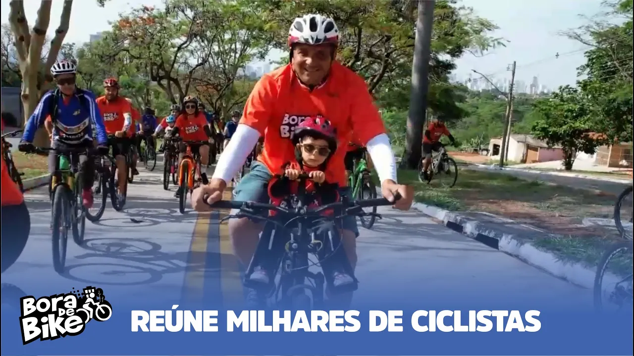 BORA DE BIKE: PASSEIO EM GOIÂNIA REÚNE MILHARES DE CICLISTAS