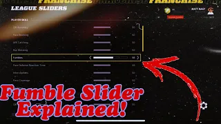 How The Fumble Slider Works In Madden 22 Franchise