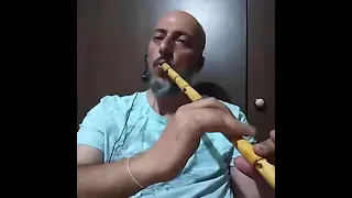 عزف اغنية لمين هعيش للفنان وائل جسار ناي دوري  موسيقى                 دندنها