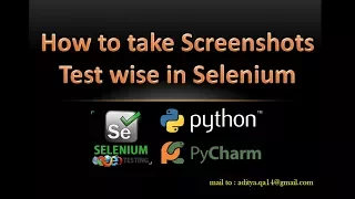 Capture Screenshot in Selenium Webdriver using python