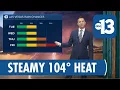 Humid Today with 20 Chance of Storms in Las Vegas Valley
