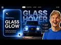 GLASSMORPHISM HOVER EFFECT - Elementor Tutorial