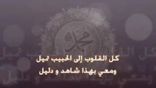 كل القلوب الى الحبيب تميل ومعي بهذا شاهد ودليل 