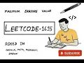 LeetCode 1695 Max Erasure Value Unique Sliding Window Pattern for FAANG Interviews