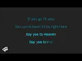 Lana Del Rey - Say Yes To Heaven (Karaoke Version)
