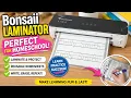 Bonsaii Laminator Review Perfect for Homeschool Printables and Reusable Worksheets