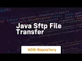 java sftp file transfer