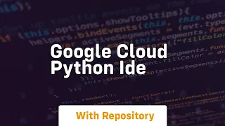 google cloud python ide