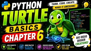 Python Turtle Chapter 6 Animation Movement Tutorial in Hindi Easy Coding