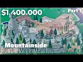 Mountainside Rustic Mega Mansion Bloxburg Build Part Roblox