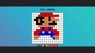 pixel drawing App JavaScript Project Tutorial