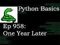 Python Basics Tutorial One Year Replace Multiple Strings Characters