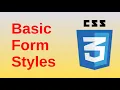 Basic Form Styles - Basic CSS3 Fast