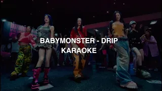 BABYMONSTER 베이비몬스터 DRIP KARAOKE With Easy Lyrics 