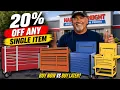Harbor Freight INSANE 20 OFF Any Single ICON US General Toolbox Deals - Memorial Day SALE