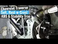 Chevy Traverse Won t Go Over 40mph ABS Stability Light On