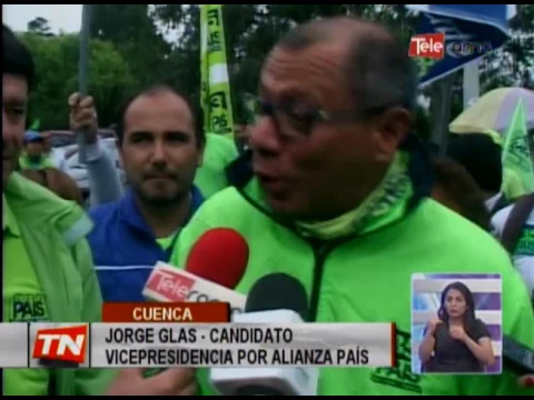 Candidato Glas realiza campaña motorizada