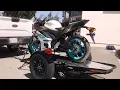 This Folding Motorcycle Trailer Will BLOW Your Mind