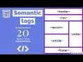 HTML SEMANTIC TAGS 2020 HTML COURSE 4 IN HINDI