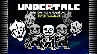 undertale 9th anniversary special 2 2 9th anniversary sans fight battle animation