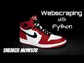 Python - Sneaker monitor bot made Tkinter GUI