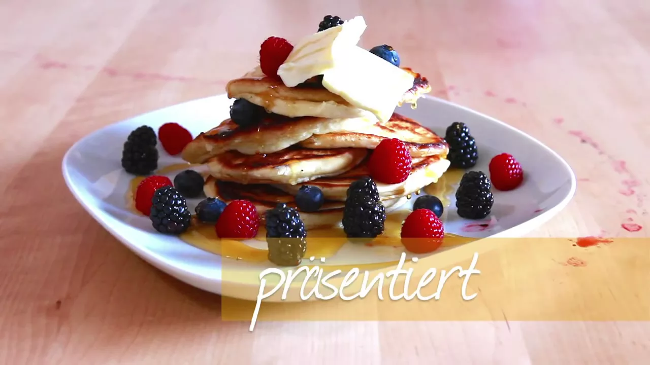 Thermomix TM5 TM6 American Pancakes  Fluffig und Lecker 