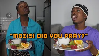 AHHH MOZISI WHEN YOU EAT BEFORE PRAYING 