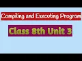 Compiling and executing program java Computer class 8th