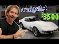 I bought a classic Corvette for only 3500