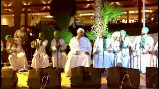 الشيخ محمد منتصر الدح مع فرقة الحضره   يا آل بيت الن بي السيد العربي دندنها