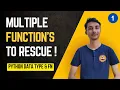 Implement Multiple Functions in python Python Oppe 1 Practice Series Qn 1 May 2024