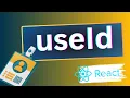 useId hook in React explained by Frontend Master