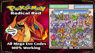 ALL MEGA PRIMAL Pokemon Cheat Codes 100 Working 2026 Pokemon Radical Red SC BLXZ