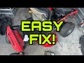 Mower won t start - Clicks instead of crank
