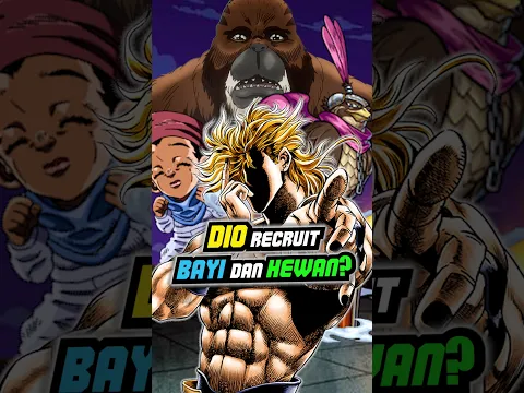 Ternyata ini alasan Dio rekrut mereka #jojo #jjba #shorts