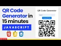 QR Code Generator using JavaScript Hindi JS Project Ideas for beginners