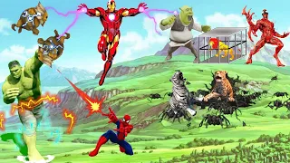 سيمبا ضد الوحوش الاشرار كرتون الاسد سيمبا سيمبا ومغامرات الابطال الخارقين قصص مجمعه حيوانات 