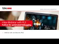 Hitex Webinar with PLS Python for automated debugging