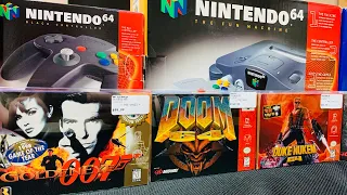 A huge CIB N64 collection came into the store