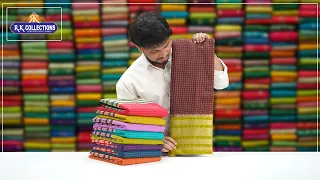 Mysore Crepe Checks And Butta With Gap Border Sarees I Wholesale Shop I@Rkcollectionssarees